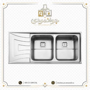 سینک دو لگنه فانتزی 736 توکار